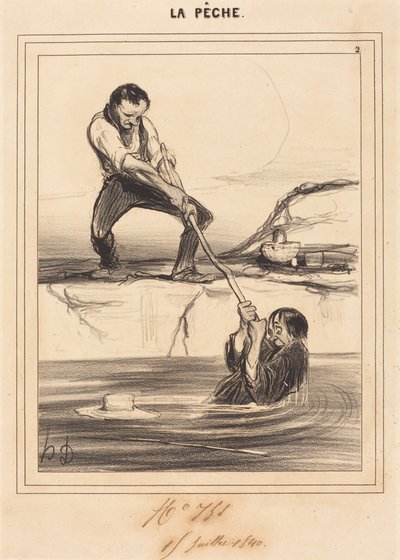 Le Barbillon Draws... by Honoré Daumier