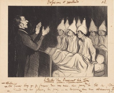 The Dormitory of a Well-Run Boarding School by Honoré Daumier