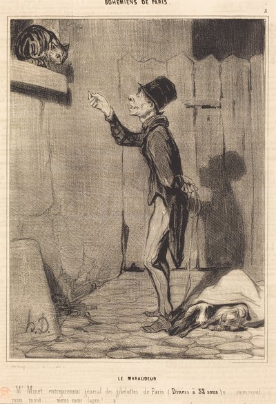 The Marauder by Honoré Daumier