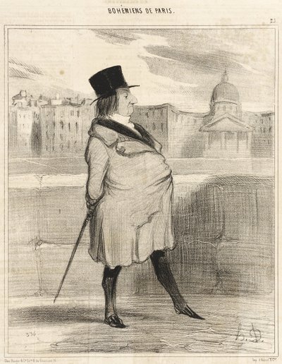 The Member of All Academies by Honoré Daumier