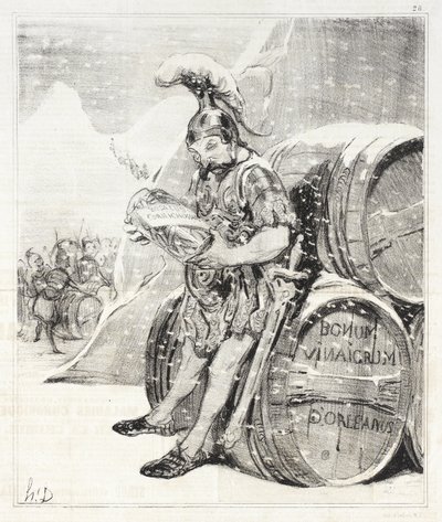 The Passage of Hannibal by Honoré Daumier