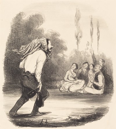 The Most Mischievous of the Society by Honoré Daumier