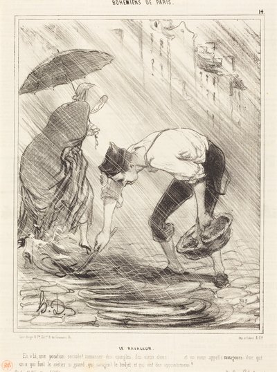 The Ravager by Honoré Daumier