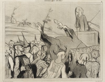 The Horse Races by Honoré Daumier