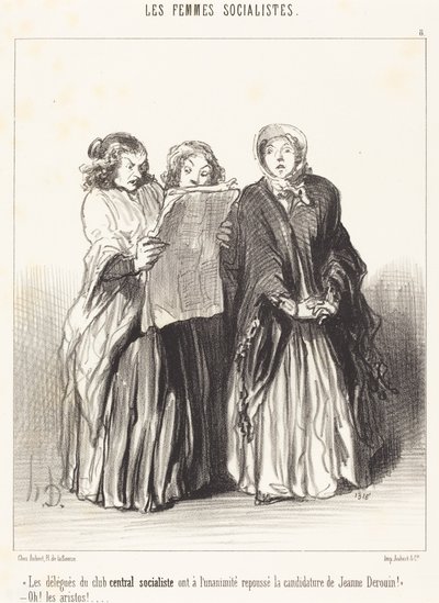 The Delegates of the Central Socialist Club have rejected... by Honoré Daumier