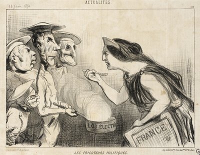 The Political Parasites by Honoré Daumier