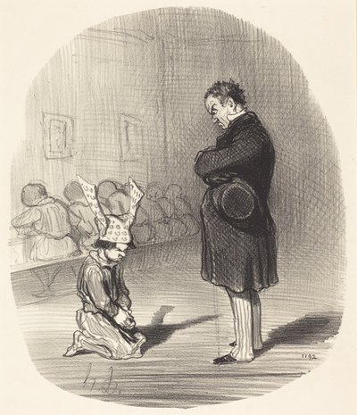 The Consequences of an Insurrection by Honoré Daumier