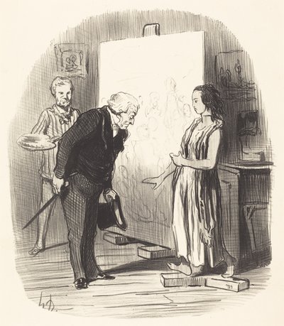 Madam, I am honoured! by Honoré Daumier