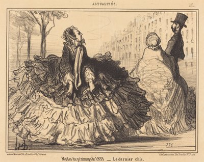 Spring Fashions of 1855 by Honoré Daumier