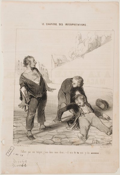 No Reason to Call Me by My First Name... by Honoré Daumier