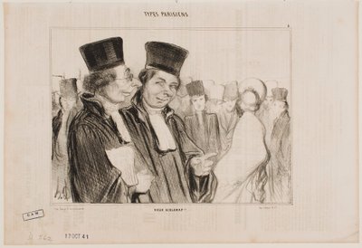 Old Villain!! by Honoré Daumier