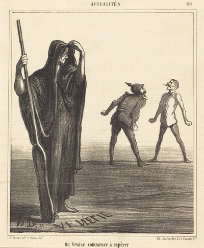 Where Venice Begins to Hope by Honoré Daumier