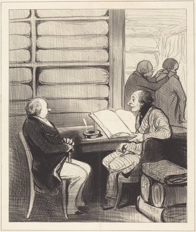 Yes, my dear Mr. Badoulard, I am going... by Honoré Daumier
