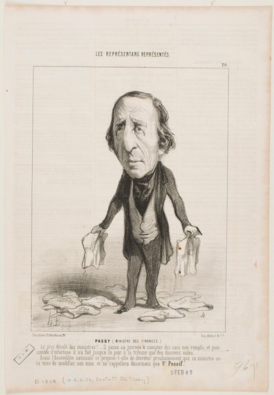 Passy (Minister of Finance) by Honoré Daumier