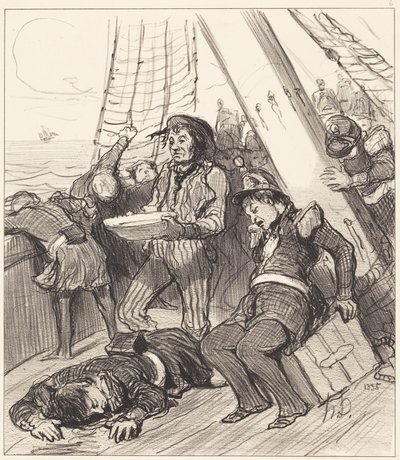 Several National Guards Who Had Not Thought... by Honoré Daumier