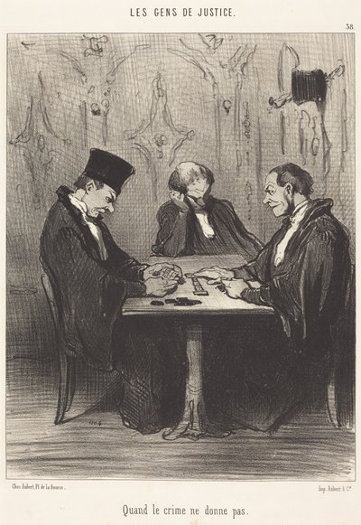 When Crime Does Not Pay by Honoré Daumier