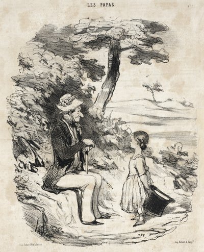 When You Have a Joker Father by Honoré Daumier
