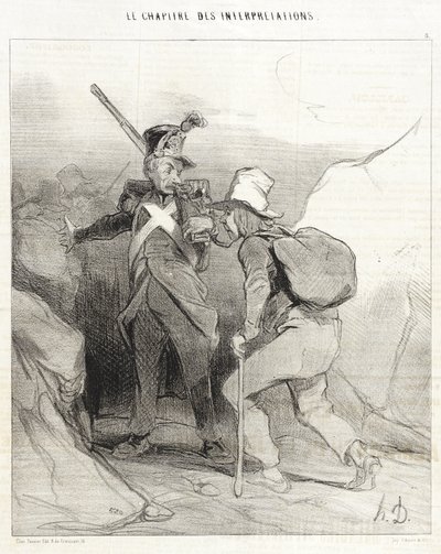 When You Were in Your Village You Would Have... by Honoré Daumier