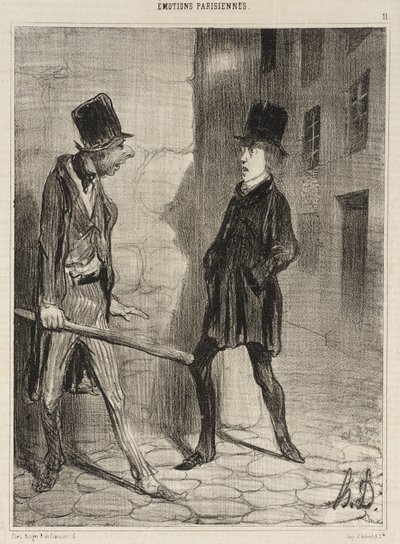 What Time Is It, Please? by Honoré Daumier