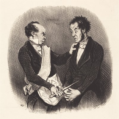 Reception of a Freemason by Honoré Daumier