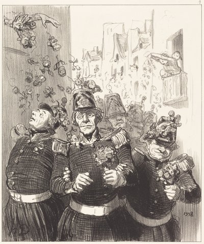 Rifolard is more charmed than ever... by Honoré Daumier