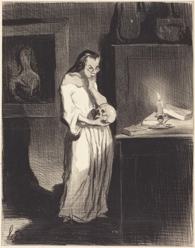 You damned child thief! by Honoré Daumier