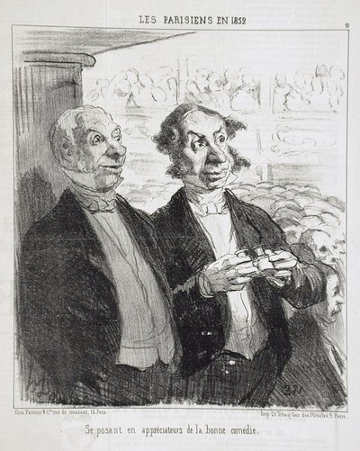 Posing as Appraisers by Honoré Daumier