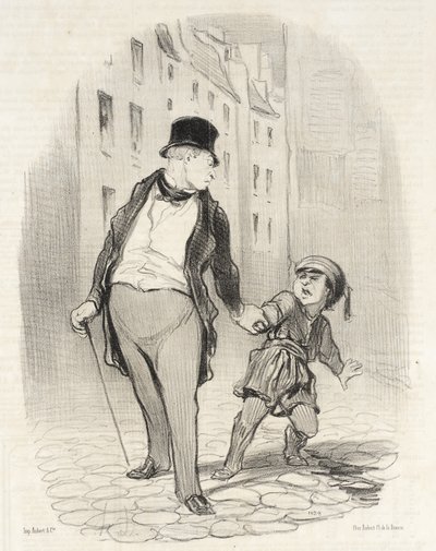 If You Do Not Come to School Faster Than That by Honoré Daumier