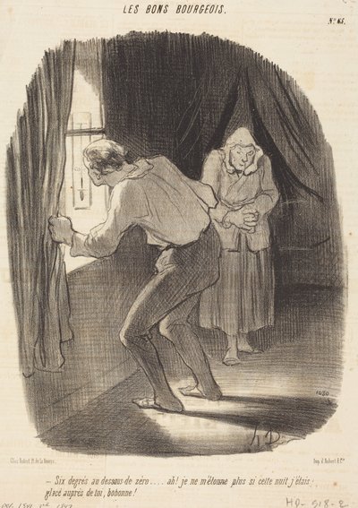 Six Degrees Below Zero... by Honoré Daumier