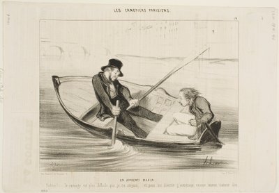 The Novice Sailor by Honoré Daumier