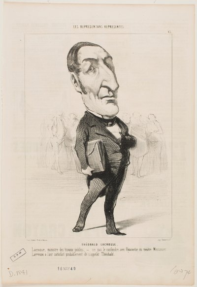 Theobald Lacrosse by Honoré Daumier