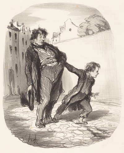 A Model Son by Honoré Daumier