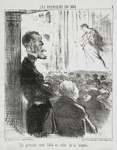 A Parisian Remained Faithful... by Honoré Daumier