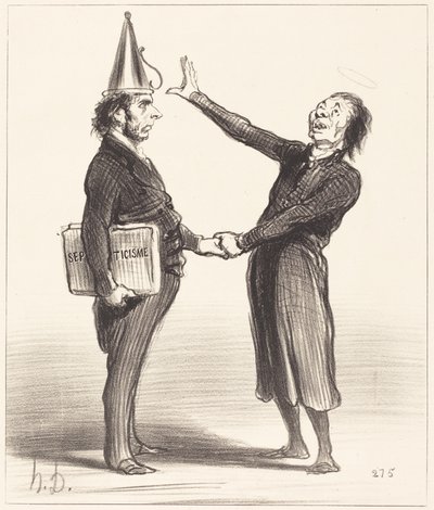 An Alliance by Honoré Daumier