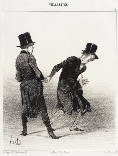 You my friend! how do you know... by Honoré Daumier