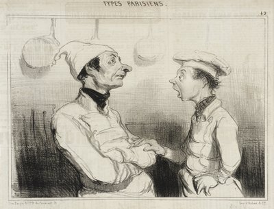 You know well the sponge you were talking about... by Honoré Daumier
