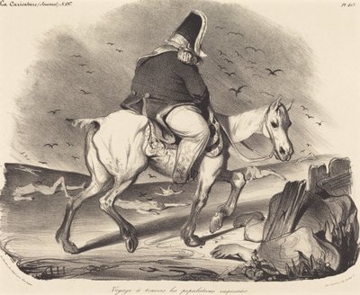 Journey Through the Eager Populations by Honoré Daumier