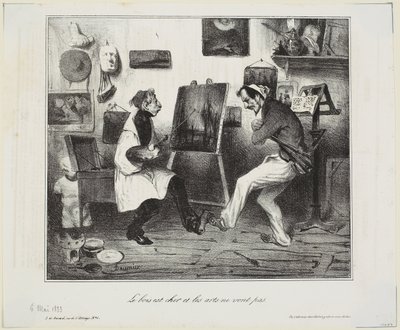 Wood is Expensive and the Arts are Not Doing Well by Honoré Daumier