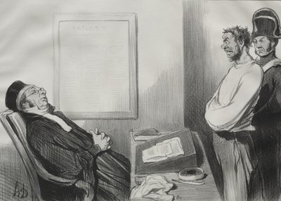 You Were Hungry...That is Not a Reason... by Honoré Daumier