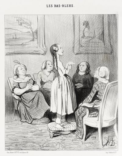 "...though they should curse me..." by Honoré Daumier