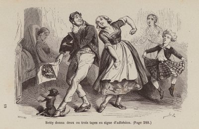 Illustration for Un Bon Petit Diable by Horace (after) Castelli
