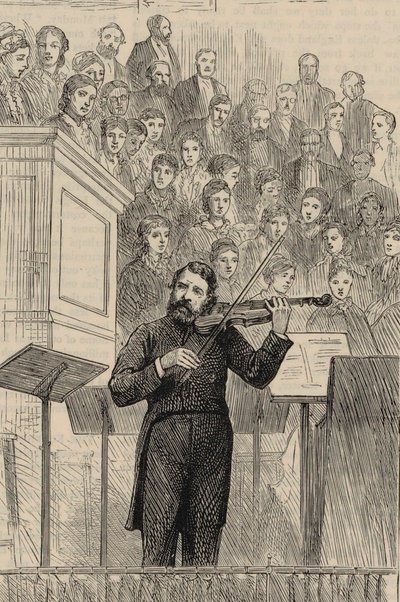 Portrait of the Violinist and Composer Joseph Joachim by Horace Harral
