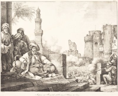 Massacre of the Rebel Mamelukes in the Castle of Cairo by Horace Vernet