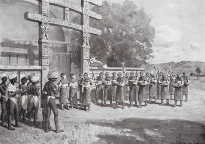 Foreigners at Sanchi with Offerings, BC 145 by Horace van Ruith