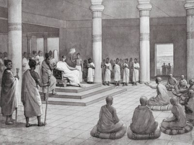 King Milinda Asks Questions, BC 140 by Horace van Ruith