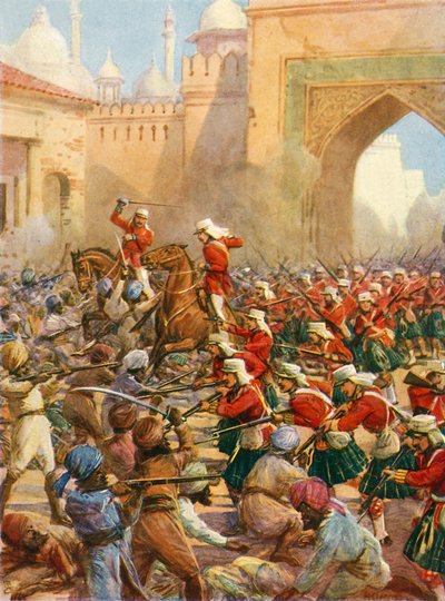 Sir Henry Havelock at the Relief of Lucknow by Howard Davie