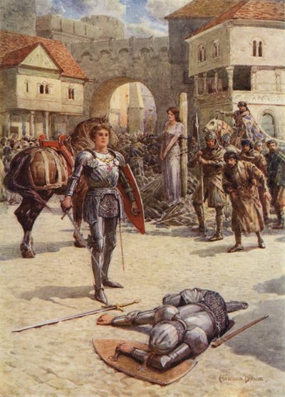 St George to the Rescue, the proud Earl of Coventry lay dead by Howard Davie