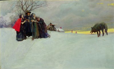 A Wolf Had Not Been Seen in Salem for Thirty Years by Howard Pyle