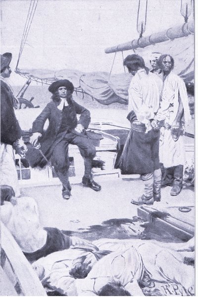 Colonel Brett and the pirate, from Howard Pyles Book of Pirates by Howard Pyle