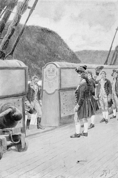 The Escape of Arnold on the British Sloop-of-War 